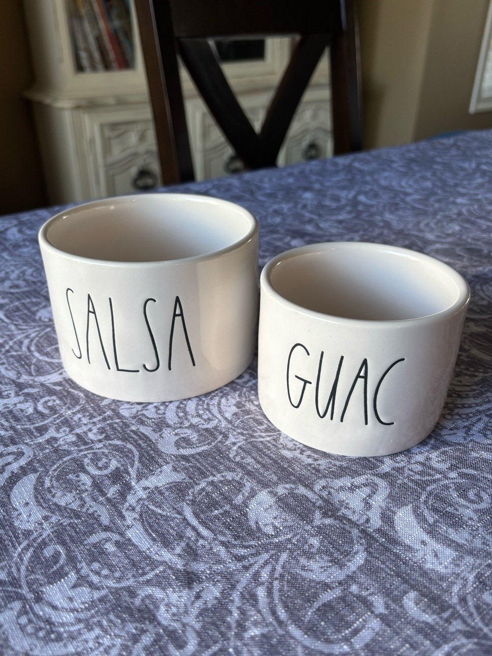 Rae Dunn by Magenta Salsa and Guac Ceramic Dishes